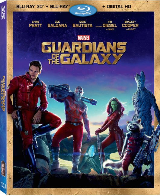 "Guardians of the Galaxy" Blu-ray cover