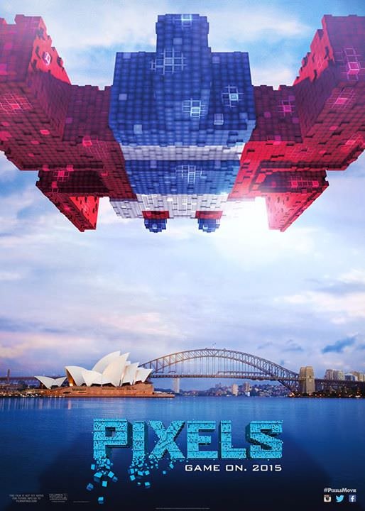 Pixels Movie Poster — Galaga