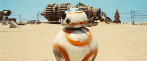 Star Wars: The Force Awakens Ball Droid BB-8 animated gif