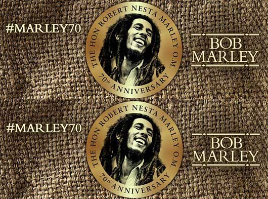 Bob Marley 70th Anniversary Marley70