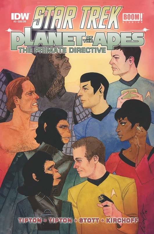 Star Trek/Planet of the Apes #3 cover