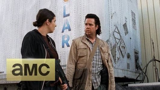The Walking Dead 514 Eugene (Josh McDermitt) and Tara (Alanna Masterson)