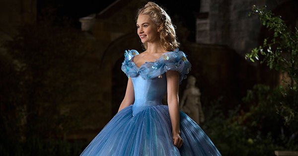 Lily James as Disneys Cinderella (2015)
