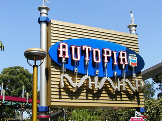 Disneyland Autopia sign (Photo by Brett Nachman)