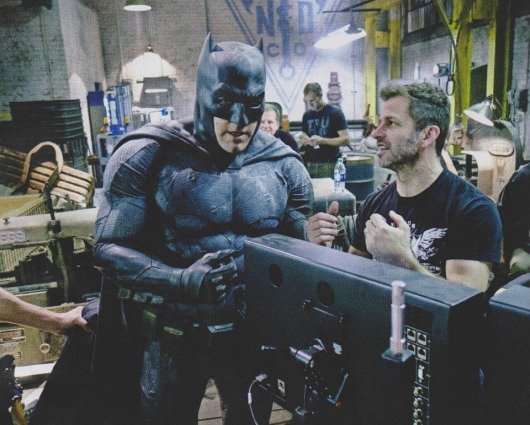 Ben Affleck As Batman With Zack Snyder
