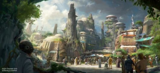 D23 Expo 2015: Star Wars Themed Land Concept Art #2