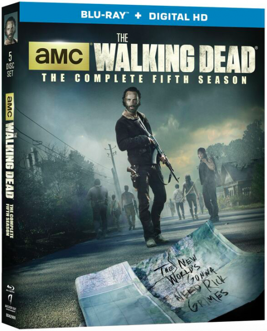 The Walking Dead Season 5 Blu-ray cover