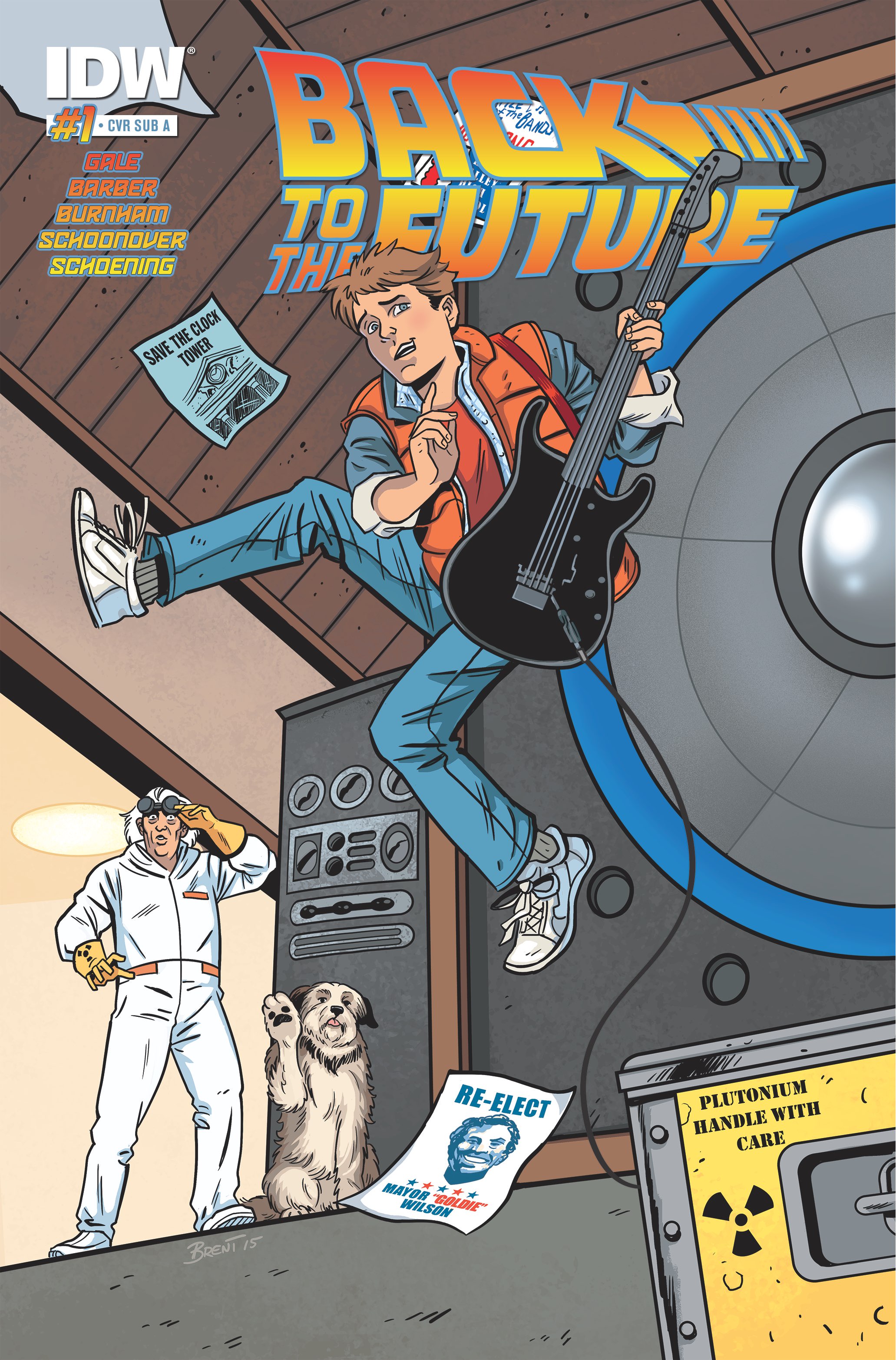 Back To The Future #1 cover by Jordie Bellaire