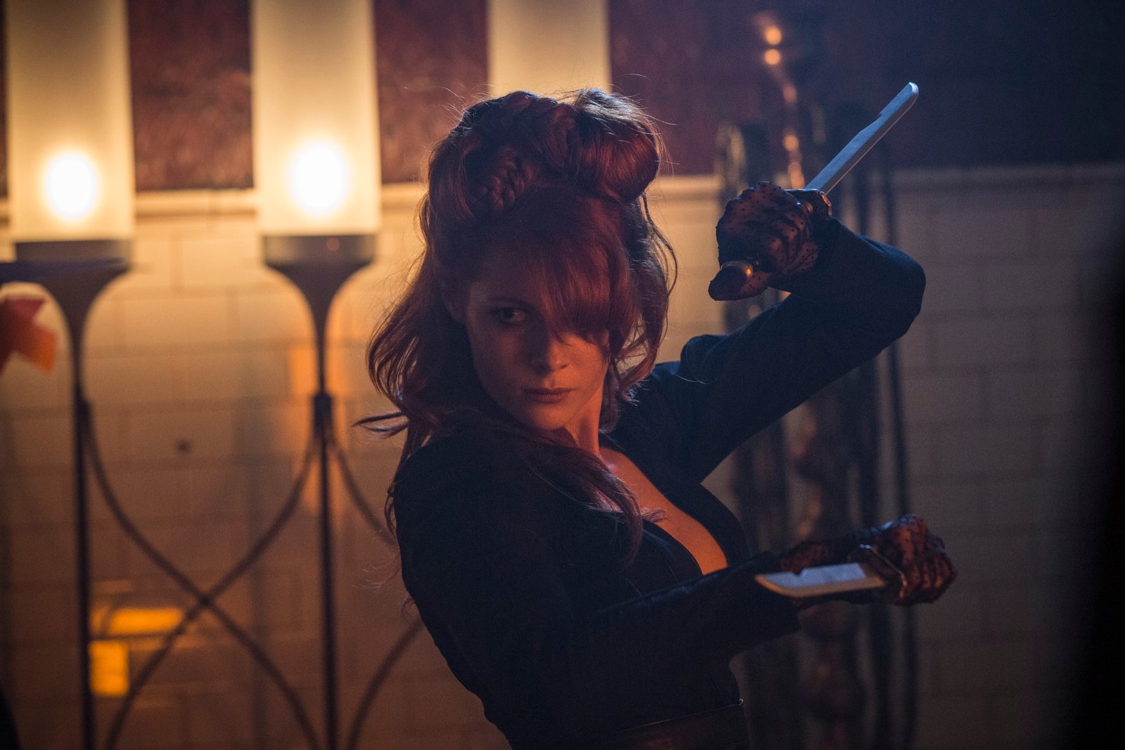 Emily Beecham as The Widow – Into the Badlands, Season 1 