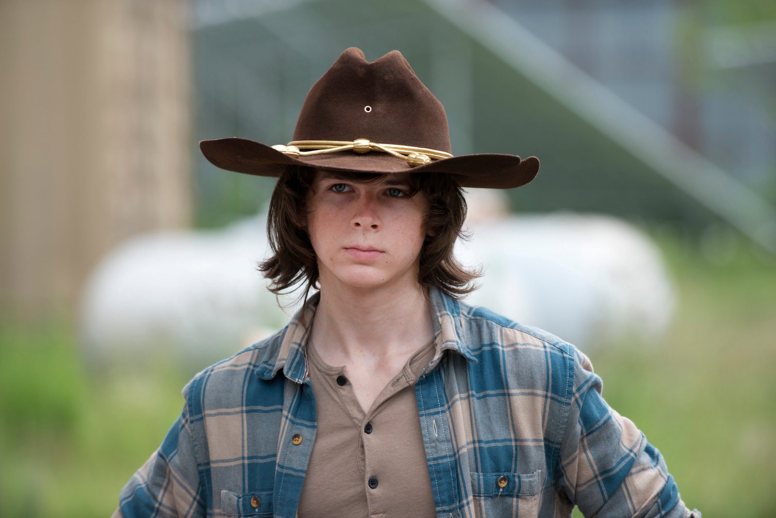 Chandler Riggs as Carl Grimes – The Walking Dead, Season 6, Episode 7