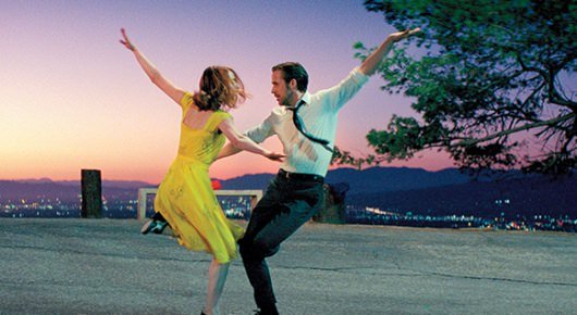 La La Land starring Emma Stone and Ryan Gosling
