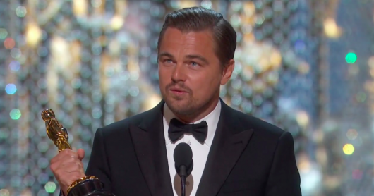 Leonardo DiCaprio Oscars 2016 win
