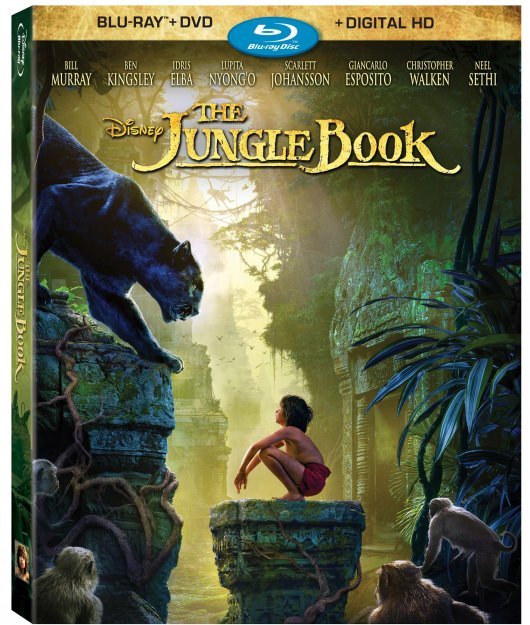 The Jungle Book 2016 Blu-ray cover