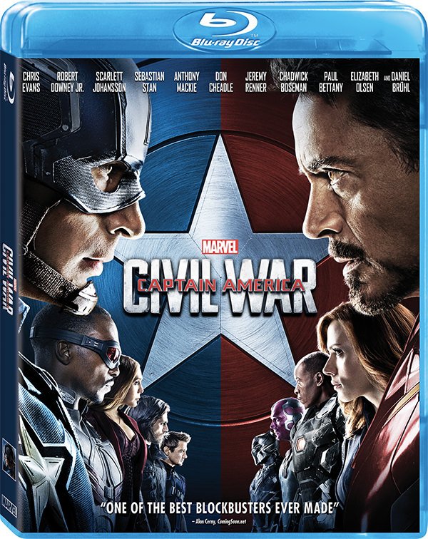 Captain America: Civil War Blu-ray