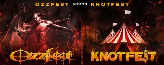 Ozzfest Knotfest 2016 banner