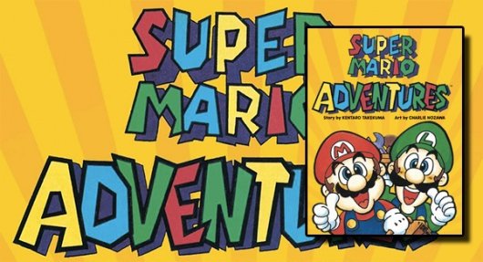 Super Mario Adventures graphic novel banner