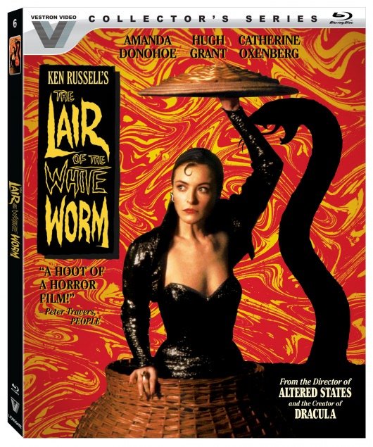 The Lair of the White Worm Blu-Ray Cover Art (Vestron Video Collector's Series)