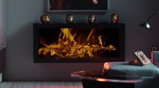 Marvel's Iron Man Fireplace