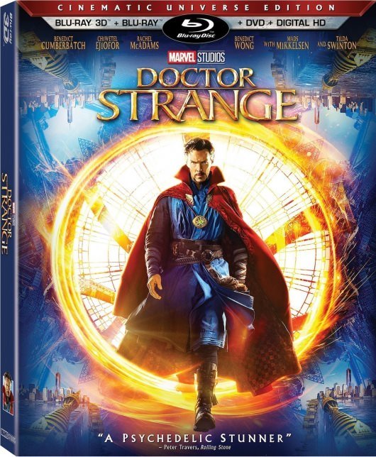 Doctor Strange 3D Blu-ray cover