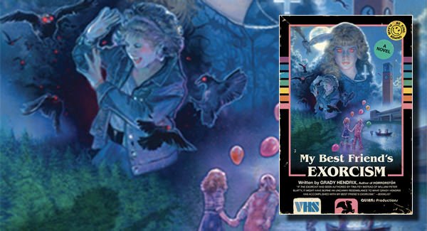 My Best Friend's Exorcism book cover banner paperback