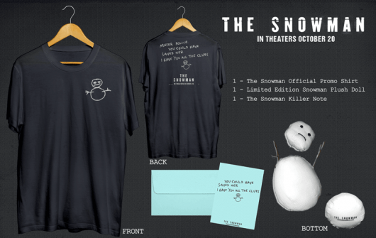 The Snowman contest prizes