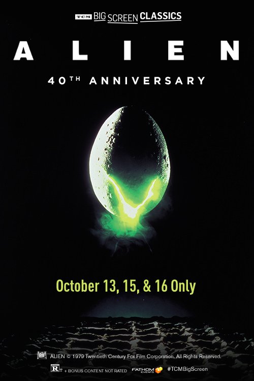 Alien 40th Anniversary poster
